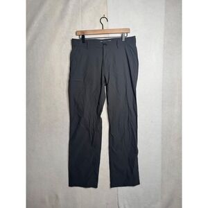 UB Tech Mens Classic Fit Travel Pants Gray Nylon Spandex Stretch 32x32 RN60307